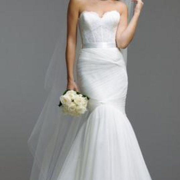 BHLDN Watters Carina Corset Top Wedding Size 2 - Picture 12 of 16